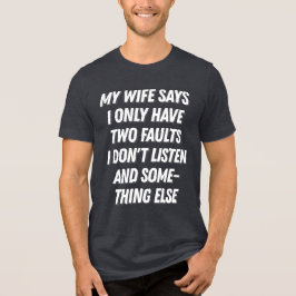 Grappig T-shirt Voor Echten Met 2 Fouten Volgens M