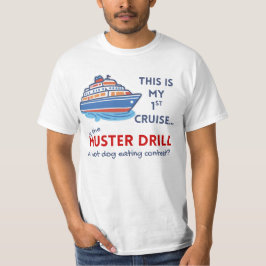 Grappig T-Shirt voor Eerste Cruise – Oefenalarm Gr