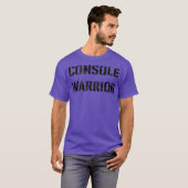 Grappig T-shirt voor gamers Console Warrior Gaming (Voorkant volledig)