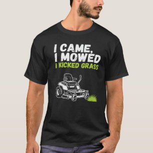 Grappig T-shirt voor het maaien van het gazon - Ik
