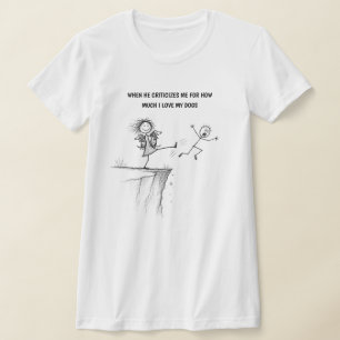 Grappig T-shirt voor hondenliefhebbers