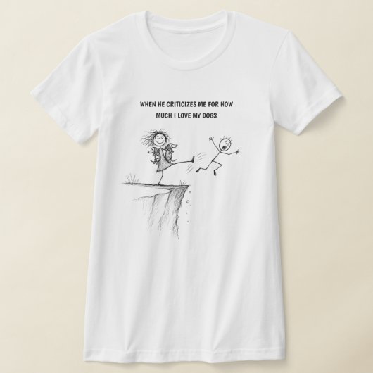 Grappig T-shirt voor hondenliefhebbers (Laagn)