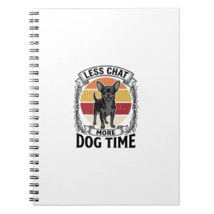 Grappig T-Shirt Voor Hondenliefhebbers Vintage Gra Notitieboek