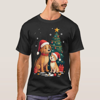 Grappig T-Shirt voor Huisdierliefhebbers met Kerst