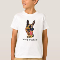 Grappig T-shirt voor jongen met Duitse herder