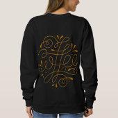 Grappig T-Shirt voor Kattenliefhebbers en Coffeeli (Achterkant)