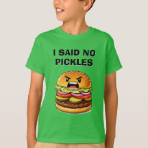 Grappig T-Shirt Voor Kinderen Zonder Augurken