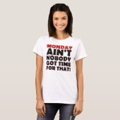 Grappig T-shirt voor maandagochtend (Voorkant volledig)