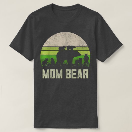 Grappig T-shirt voor mama van zoon/dochter, 6 welp (Design voorkant)