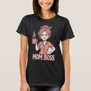 Grappig T-shirt voor Moeder Baas