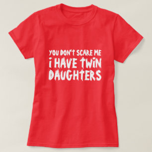 Grappig T-shirt voor moeders met tweelingdochters