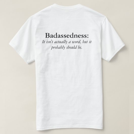 Grappig T-shirt voor motorrijders (Design achterkant)