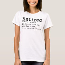 Grappig T-shirt voor pensioen