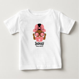 Grappig T-Shirt voor Peuters met Afro & Zonnebril