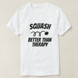 Grappig t-shirt voor squashers of coach