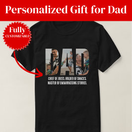 Grappig T-shirt voor vader kerstcadeaus voor papa