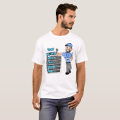 Grappig T-shirt voor verwarmingstechnicus Vertrouw (Voorkant volledig)