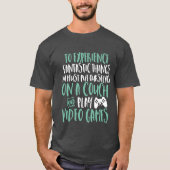 Grappig T-shirt voor videogames Geek en Gamer (Voorkant)
