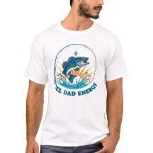 Grappig T-shirt voor vissende vaders met Reel Dad 