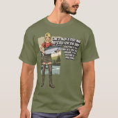 Grappig T-shirt voor vissers (Voorkant)