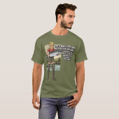 Grappig T-shirt voor vissers (Voorkant volledig)