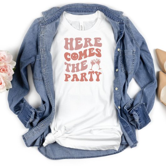 Grappig T-shirt voor vrijgezellenfeest vrouwen