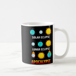 Grappig T-shirt Zonne-eclips Maansverduistering Ap Koffiemok
