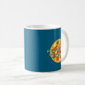 Grappig T-shirt Zonne-eclips Pizzality Eclips Pizz Koffiemok (Voorkant rechts)