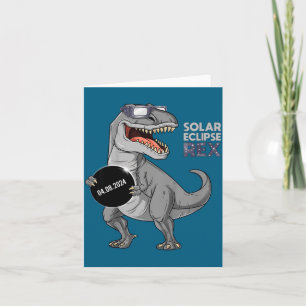 Grappig T-shirt Zonsverduistering Rex 04 08 Kaart