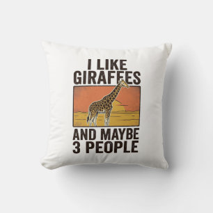 Grappig T-shirtontwerp met vintage gravure voor gi Kussen