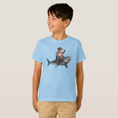 Grappig Tabby Haai Kinderen T-Shirt (Voorkant volledig)