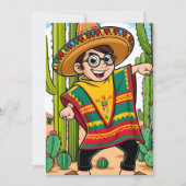 Grappig Taco Cinco Briefkaart (Voorkant)