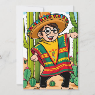 Grappig Taco Cinco Briefkaart