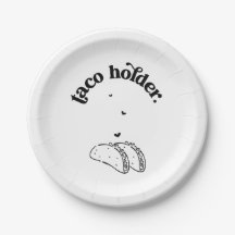 Grappig 'Taco Holder' Bord