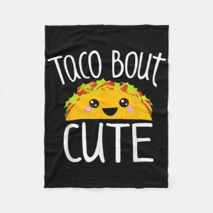 Grappig Taco Lover Shirt Taco Bout Schattige Meisj Fleece Deken