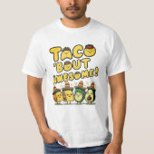 Grappig Taco 'over Geweldige! Cinco de Mayo T-shirt (Voorkant)