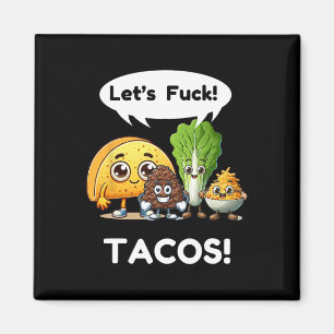 Grappig Taco Shirt. Cinco De Mayo1 Magneet