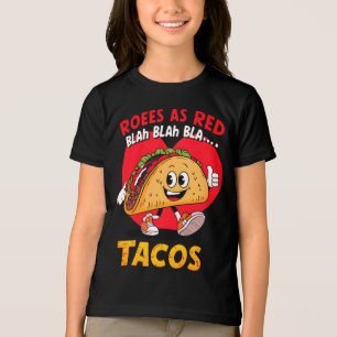 Grappig Taco T-Shirt Ontwerp Voor Taco Liefhebbers