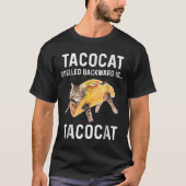 Grappig TacoCat Palindroom Meme Ontwerp T-shirt (Voorkant)
