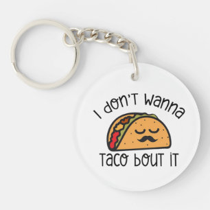 Grappig Tacoshemd, Tacoshemd, Cadeau voor Tacofan  Sleutelhanger