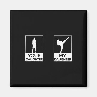 Grappig Taekwondo Mam Pap Martial Arts Karate-meis Magneet