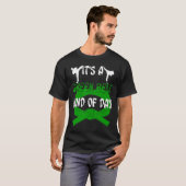Grappig Taekwondo Shirt Karate is een groene gorde (Voorkant volledig)