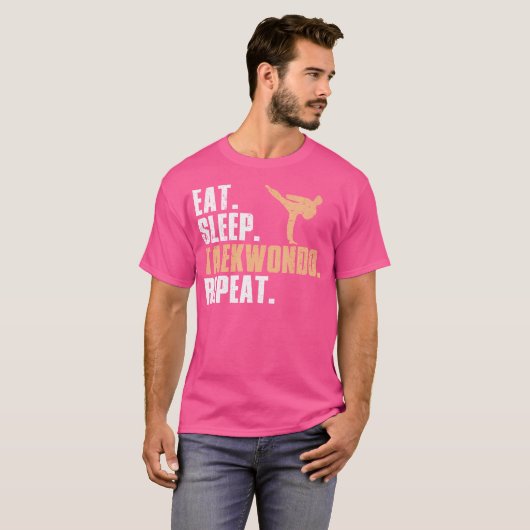 Grappig Taekwondo voor jongens Meisjes Tae Kwon Do T-shirt (Voorkant volledig)