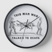 Grappig "Talked to Death"  Man Cave Introvert (Voorkant)