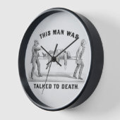Grappig "Talked to Death"  Man Cave Introvert (Hoek)