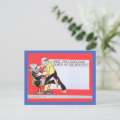 Grappig Tandarts Briefkaart  1906 Afbeelding kopie (Staand voorkant)