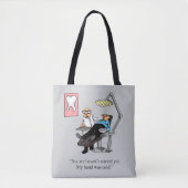 Grappig Tandarts Humor Canvas tas Gift (Voorkant)