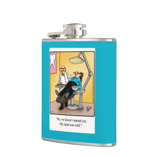 Grappig Tandarts Humor Flask Gift Heupfles (Links)