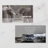 Grappig tanden voor tandheelkundige experts tegen  visitekaartje (Voorkant / Achterkant)