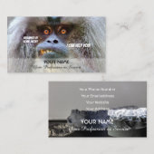 Grappig tanden voor tandheelkundige experts tegen  visitekaartje (Voorkant / Achterkant)